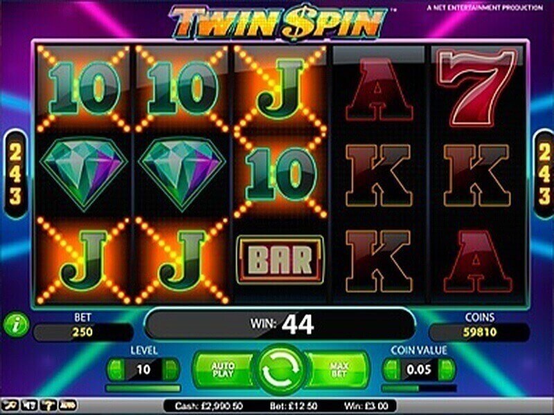 Twin Spin Online Spielautomat Übersicht im MrBet Blog